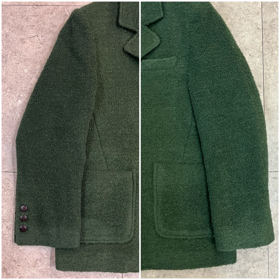 시엔느 알파카 울 자켓 그린 #csz2452 상품이미지5
