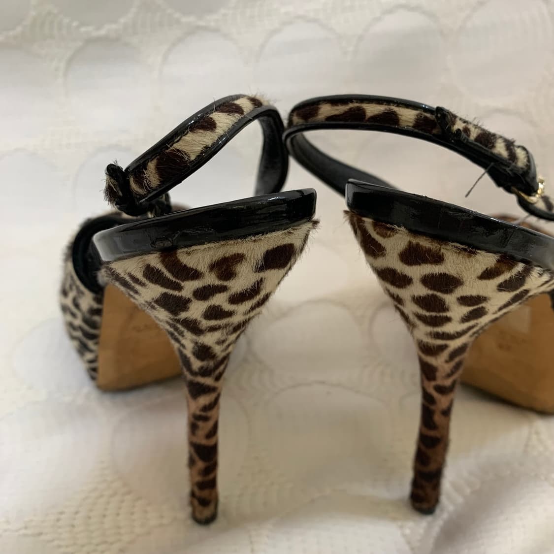 구찌 송치 레오퍼드 하이힐 상품이미지8