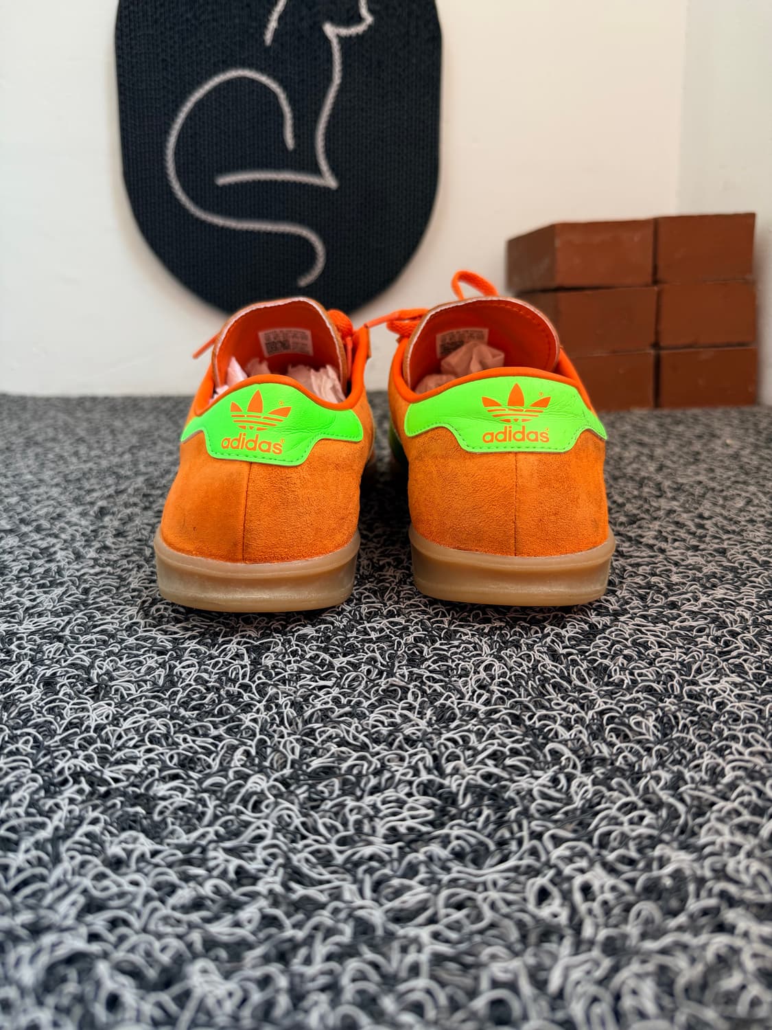 아디다스 함부르크 오렌지/네온 그린 상품이미지4