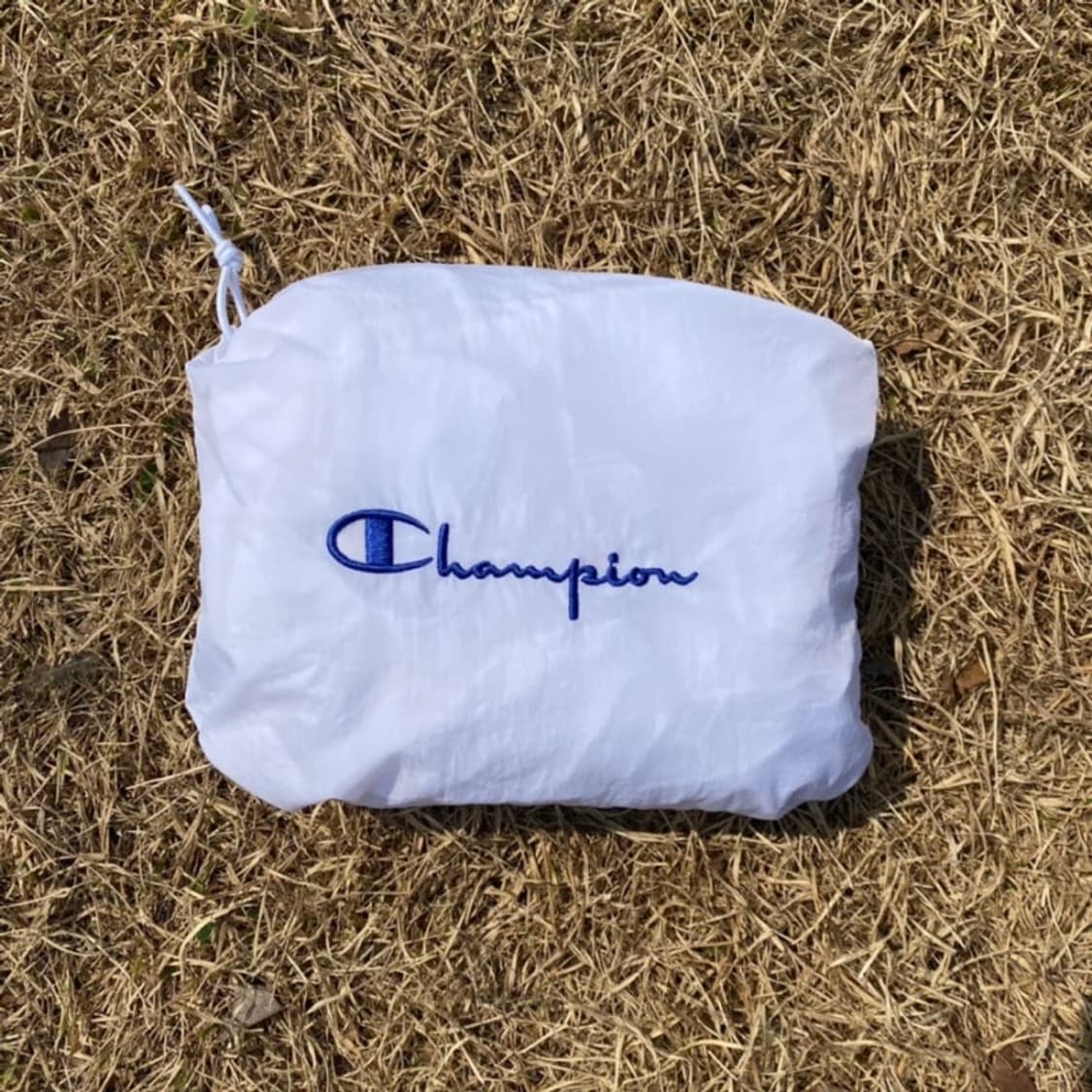 Champion 패커블 크링클 나일론 아노락 화이트 상품이미지3