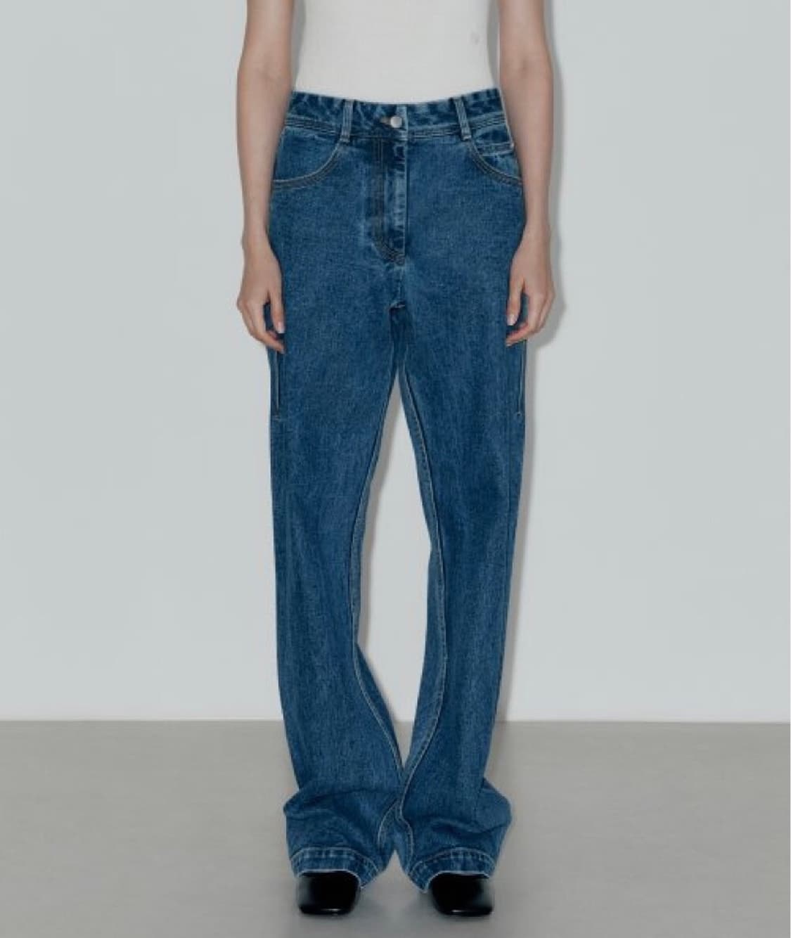 로우클래식 스트레이트핏 데님 팬츠  상품이미지1