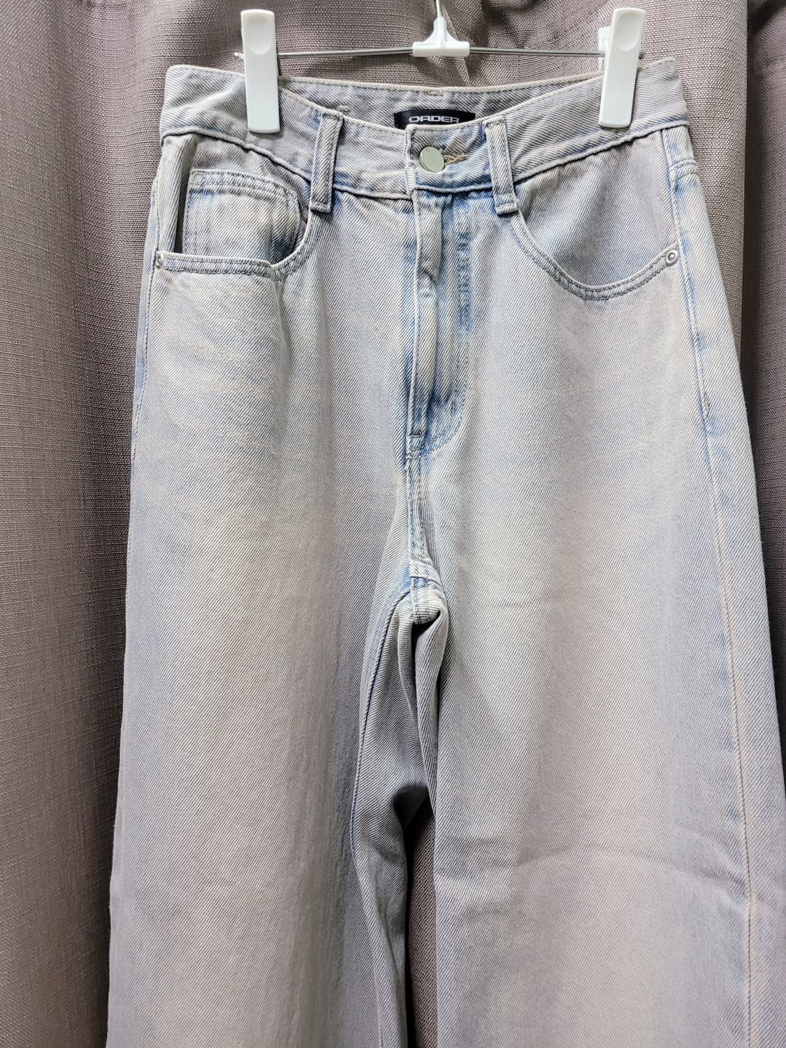 오더아카이브 사하라핑크 와이드 데님 팬츠 xxs 상품이미지1