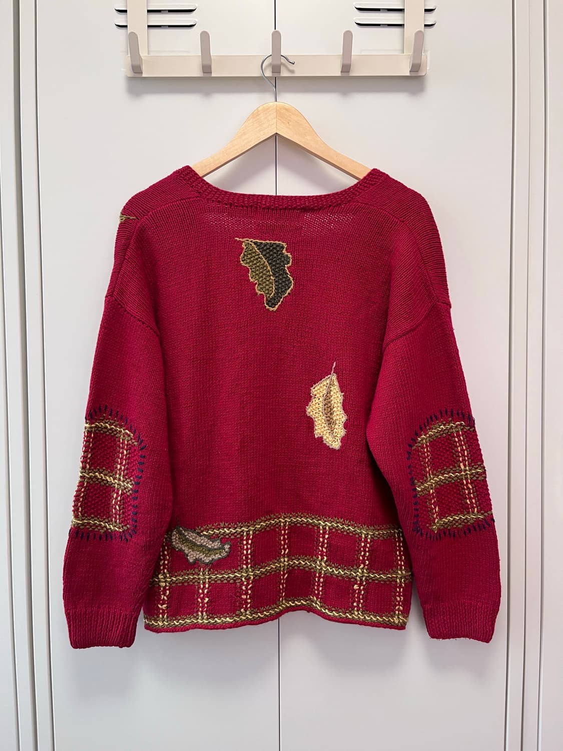 (Rare) Robert scottlid 핸드메이드 자수 니트 가디건 상품이미지10