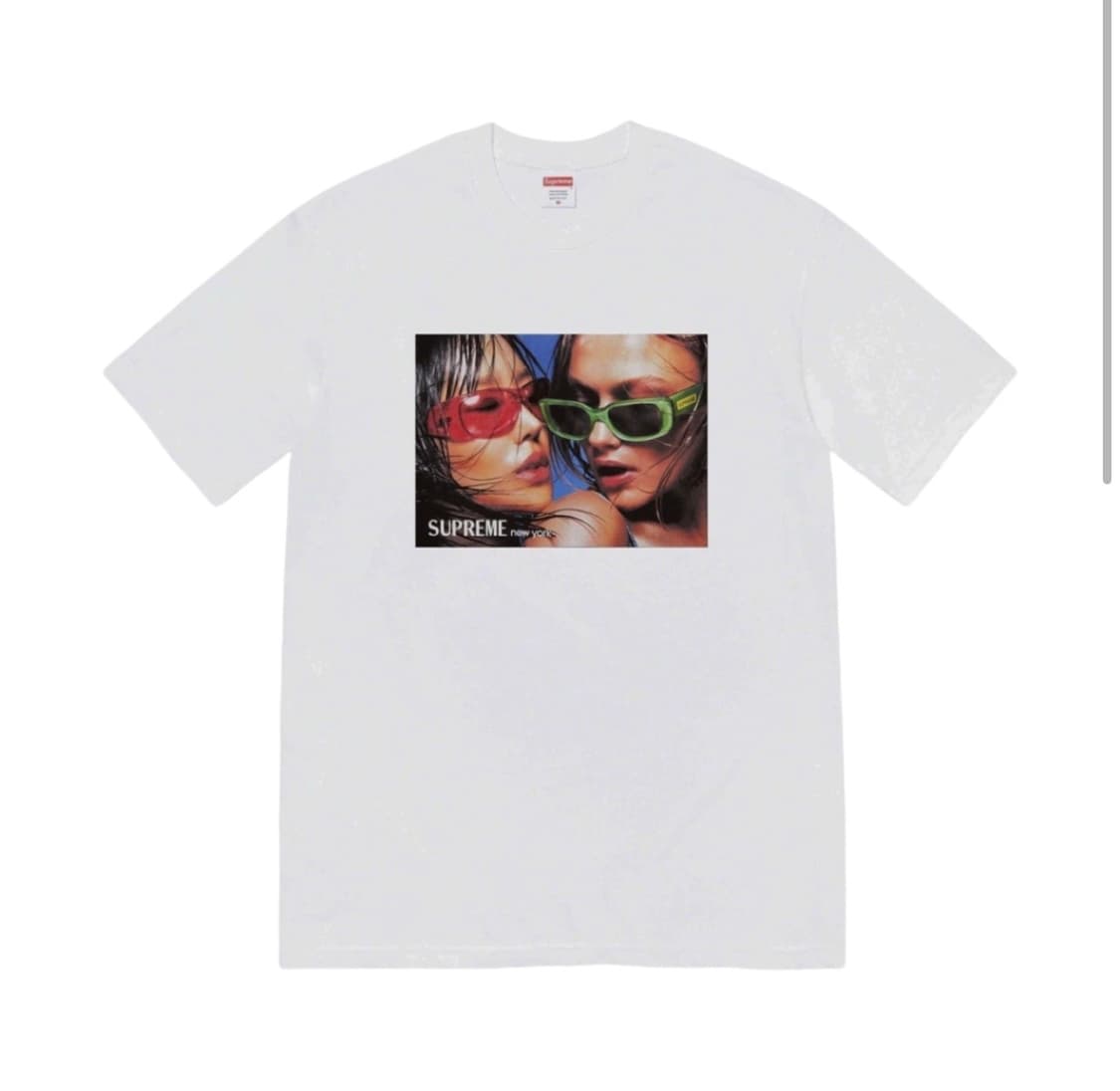 L) 슈프림 아이웨어 티셔츠 화이트 상품이미지1