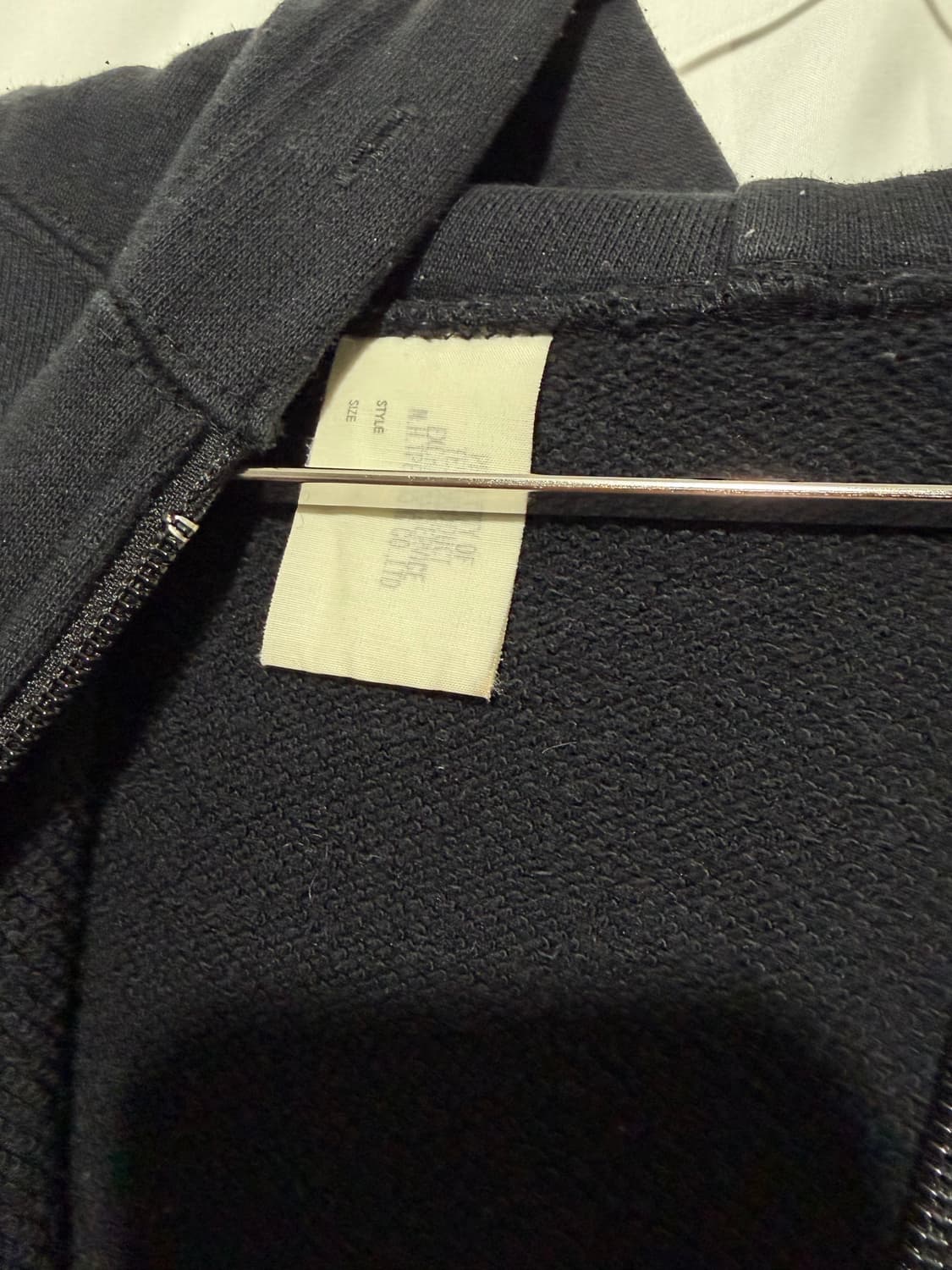 엔할리우드 백프린트 크롭 후드집업 상품이미지4