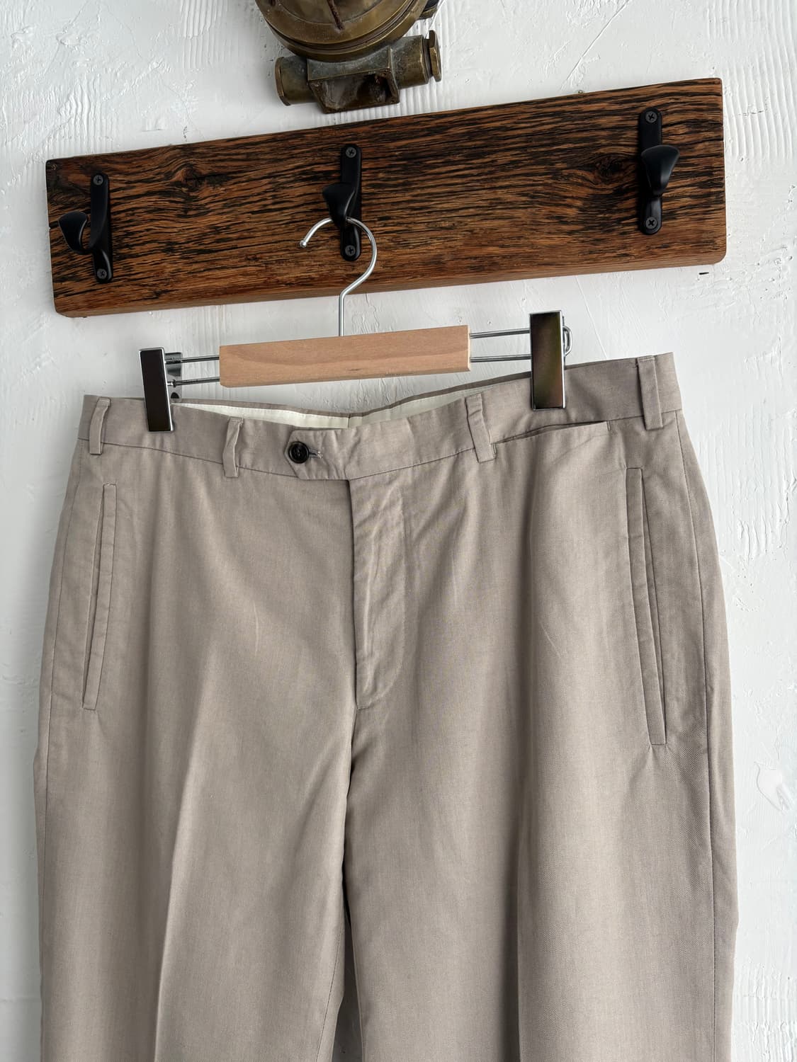 PRADA 프라다 라이트 베이지 싱글 코튼 블레이저 셋업 상품이미지8