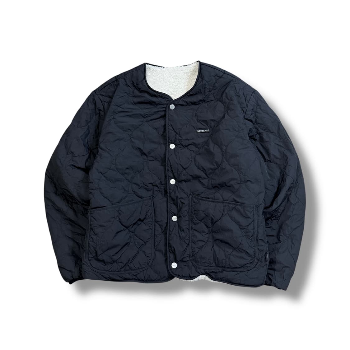 커버낫 리버서블 컴피포아 카라리스 플리스 자켓 상품이미지2