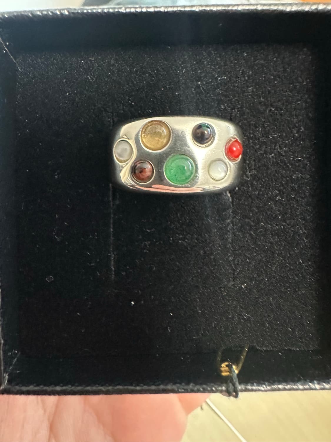 Dries Van Noten Multicolor stone ring 상품이미지2