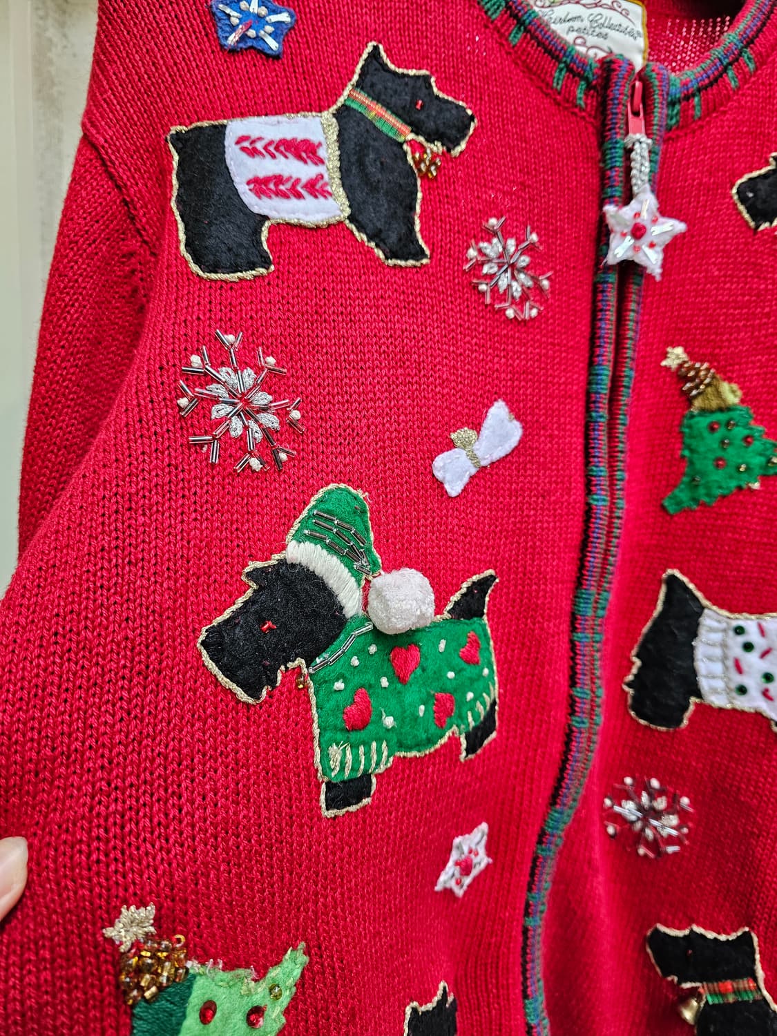 Heirloom collectibles 크리스마스 에디션 집업 가디건 상품이미지6