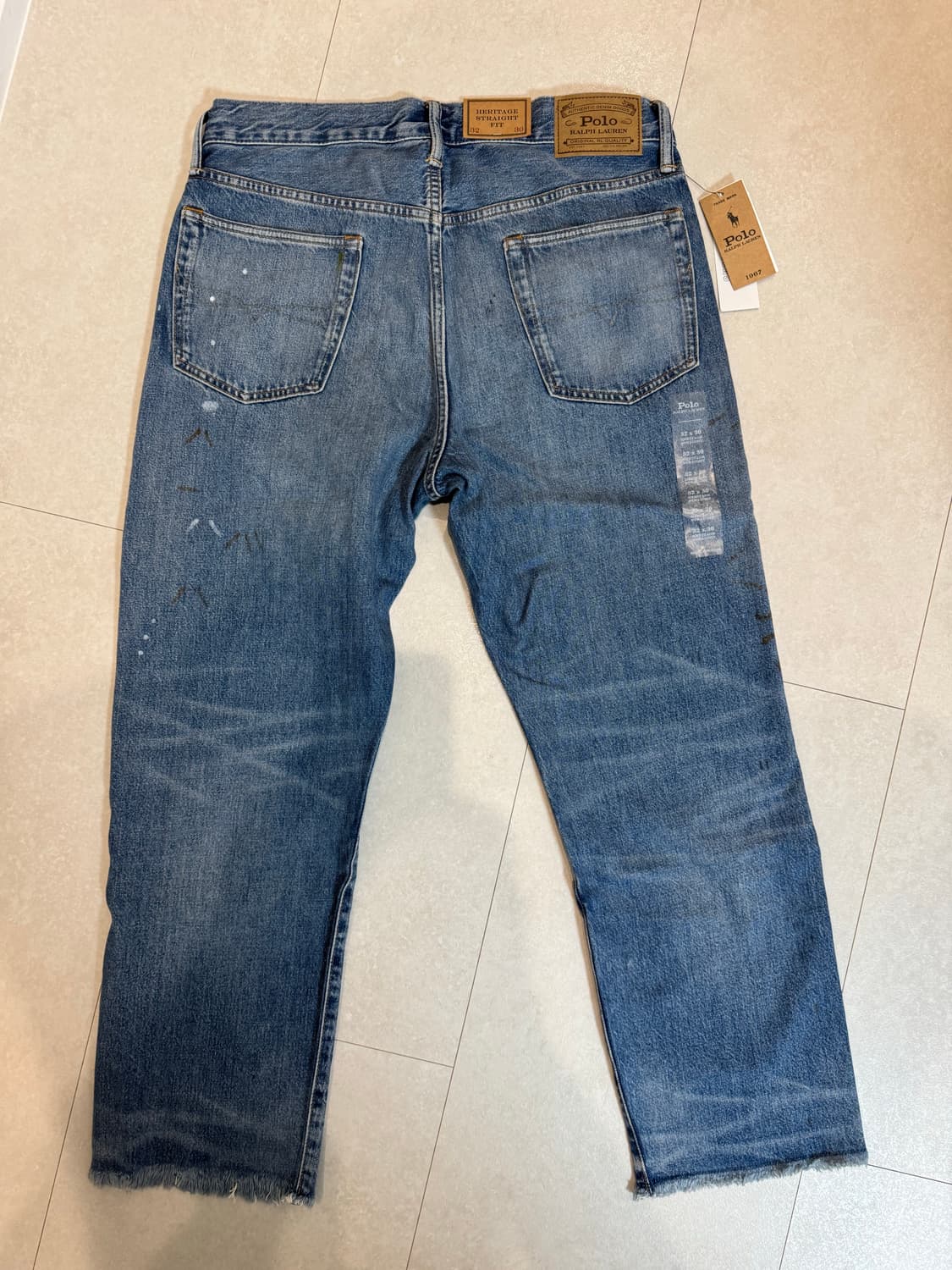 (새상품) 폴로 랄프로렌 헤리티지 스트레이트 하바나 진 32x30 상품이미지3