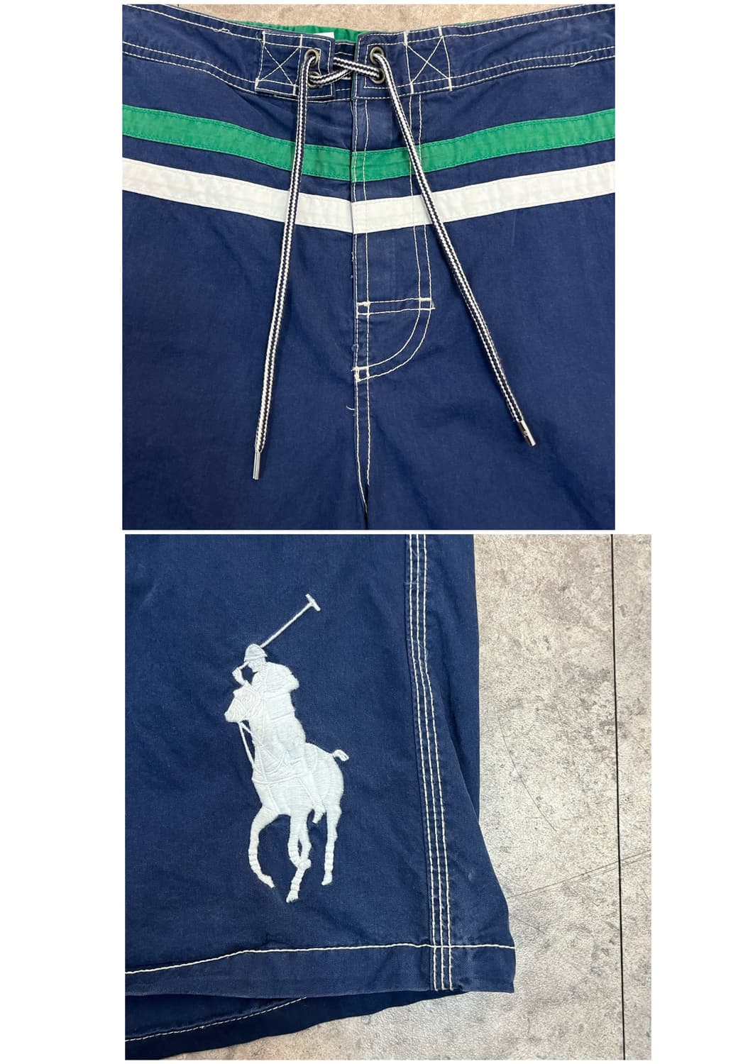 폴로 랄프로렌 밴딩 하프 팬츠 네이비 L #csz3718 상품이미지6