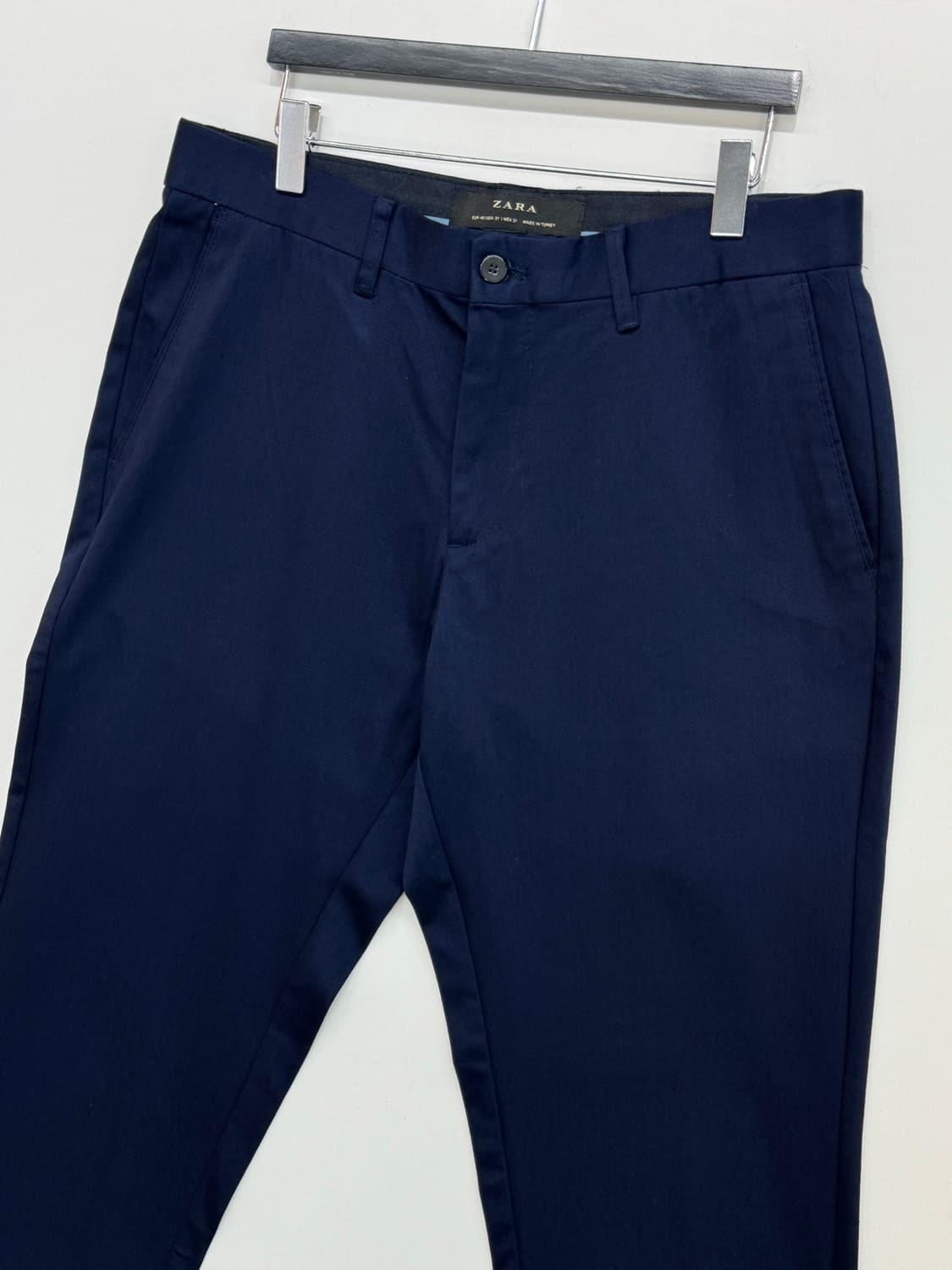 ZARA 정장 팬츠 네이비 상품이미지3