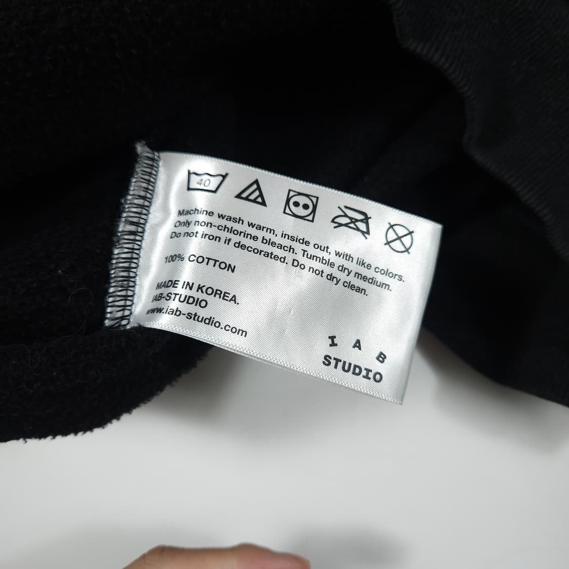 아이앱스튜디오 후드티 블랙 상품이미지6
