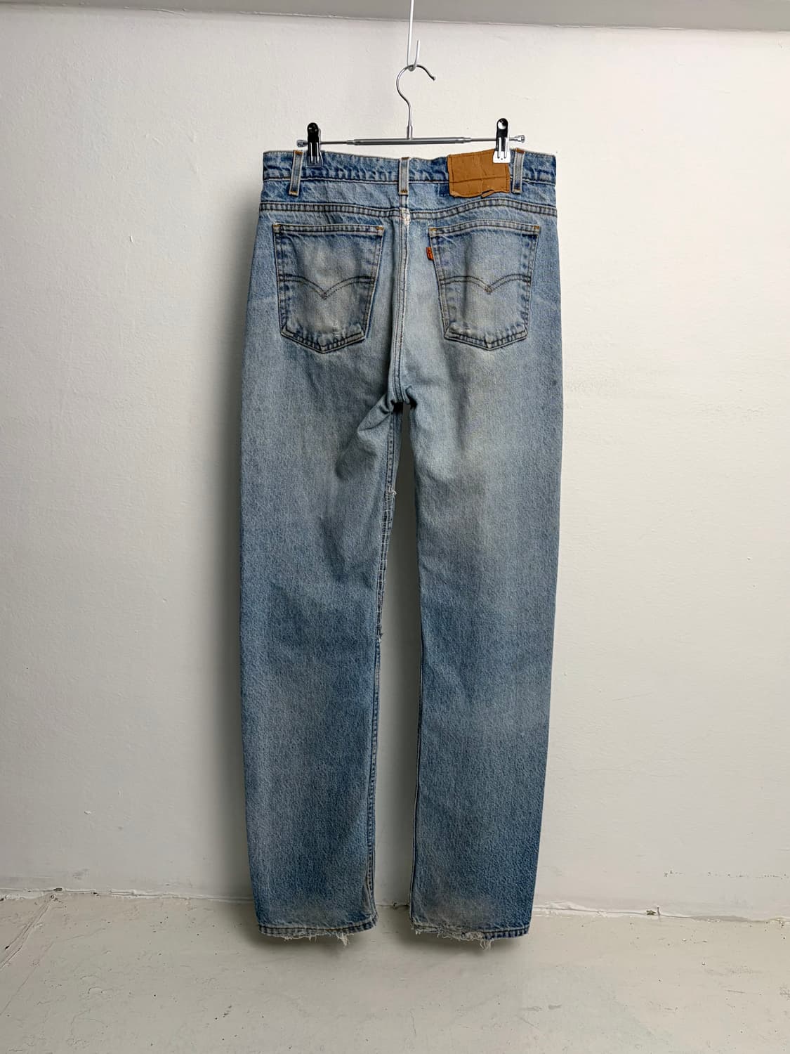 90s 빈티지 리바이스 505 오렌지탭 커스텀 데님팬츠 상품이미지4