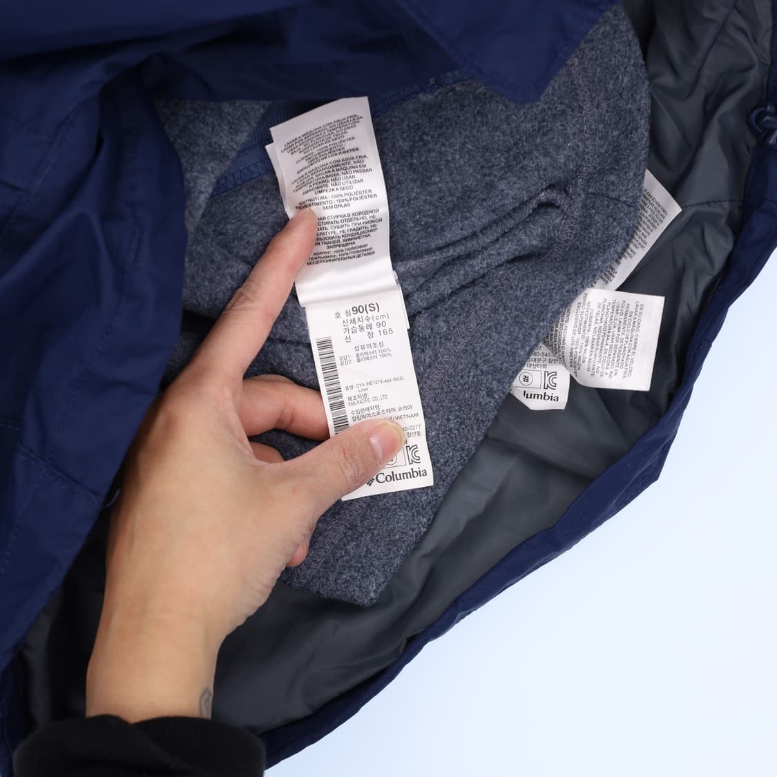 [S] 컬럼비아 여성 바람막이 자켓(내피후리스포함) 1215H2 상품이미지8