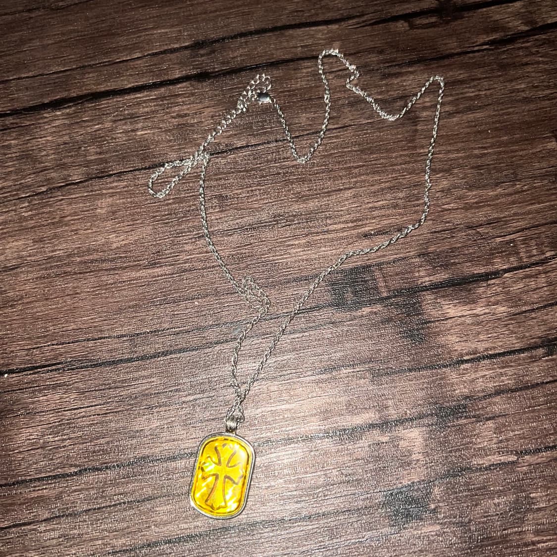 Cross Pendant Steel Necklace 상품이미지2