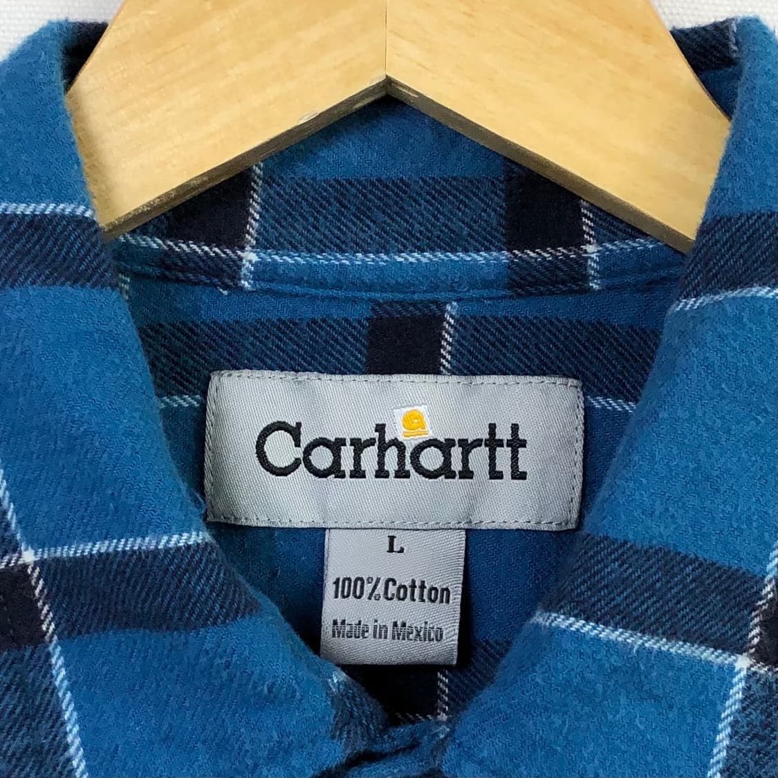 L 칼하트 체크 남방 상품이미지3