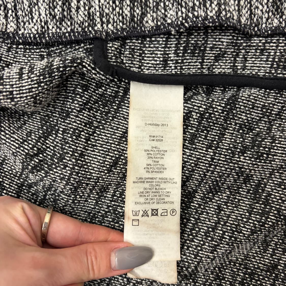 Armani exchange 아르마니 익스체인지 논카라 라이더 자켓 상품이미지7