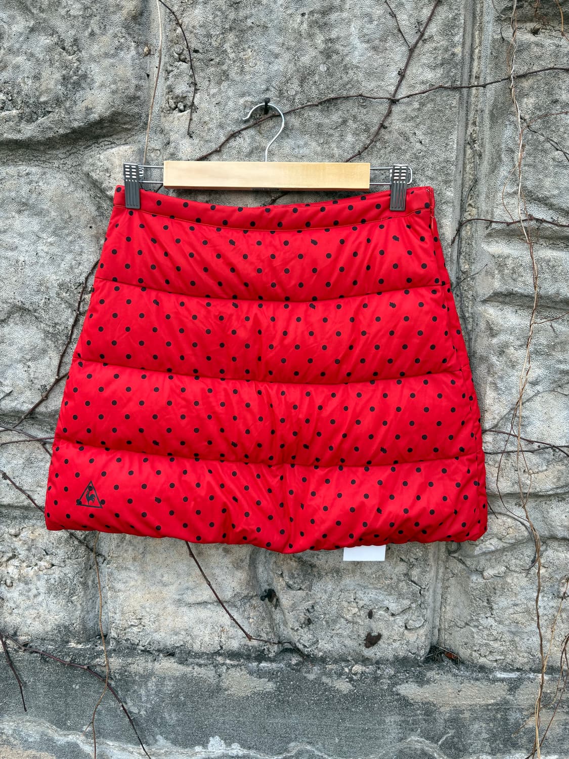 르꼬끄 패딩 땡땡이 패턴 미니스커트 빈티지 여성 치마 상품이미지1