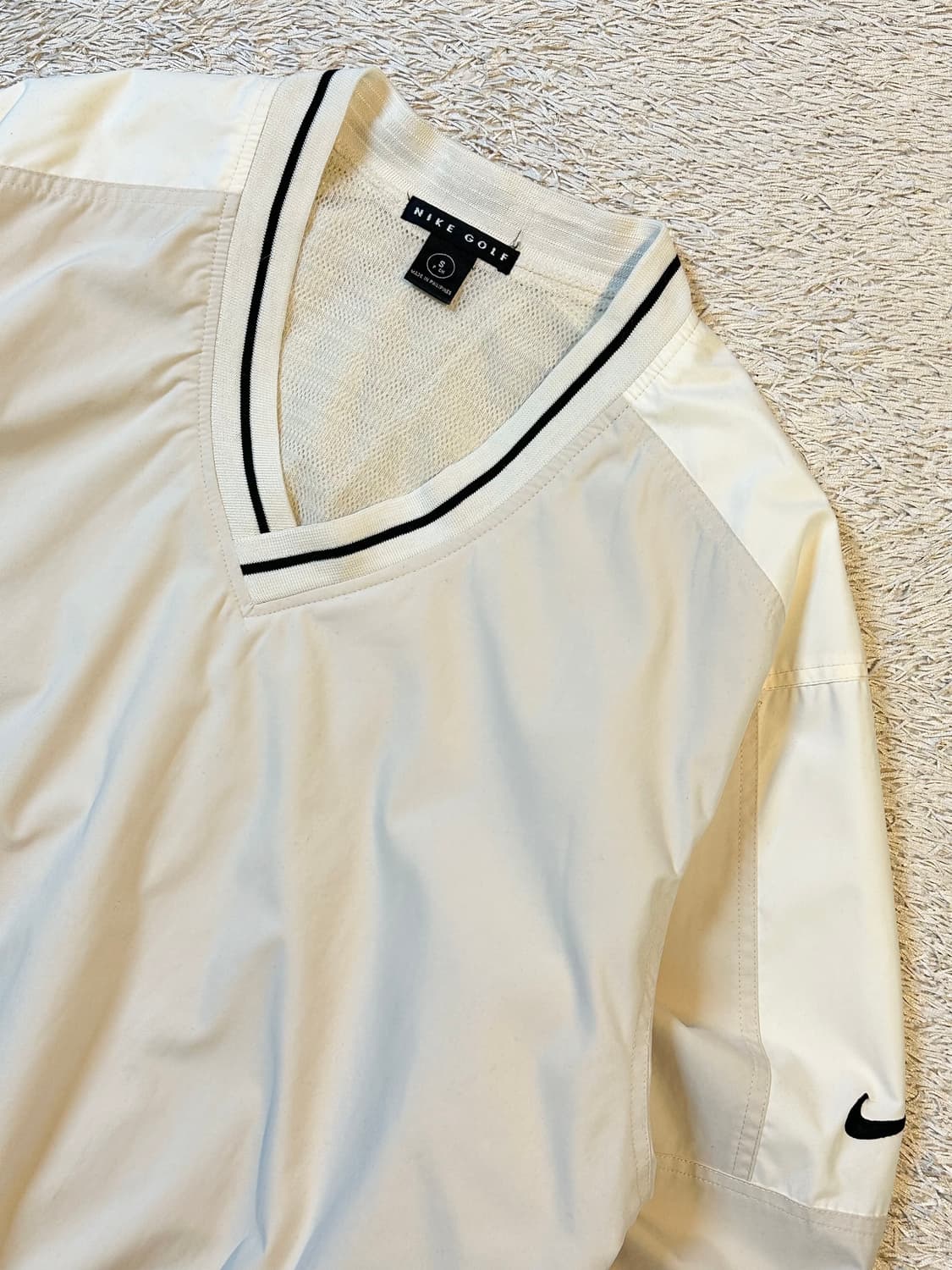 00's 나이키 골프 재팬라인 스우시 배색 웜업 라이트 베이지 상품이미지2