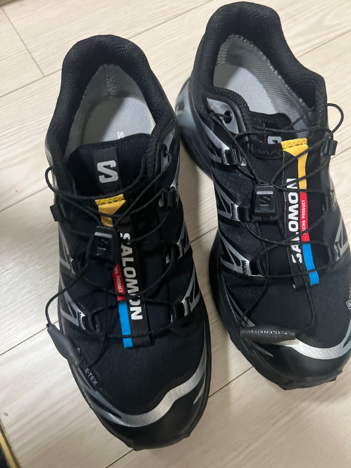 급처] 살로몬 XT-6 블랙실버 225 단품 구성품X 상품이미지1