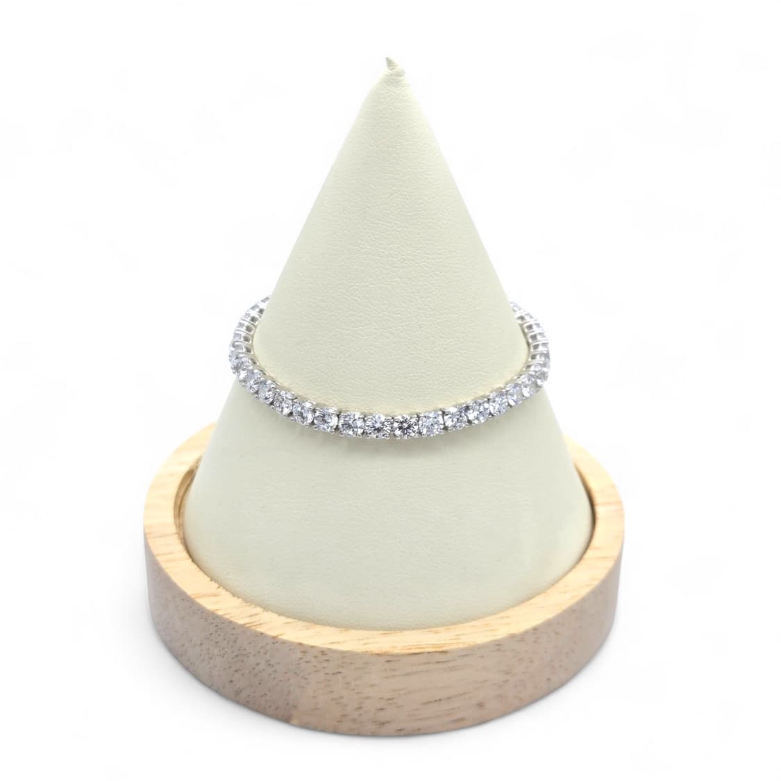 2부 랩다이아 18K 화이트골드 테니스팔찌 상품이미지3