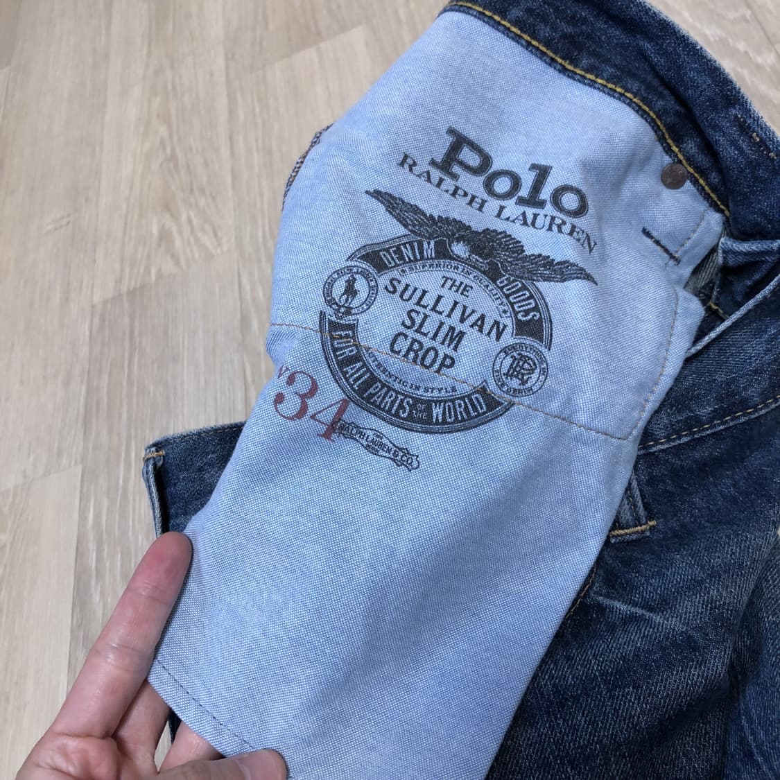 (34) 폴로 랄프로렌 POLO 설리번 슬림 크롭 레지멘탈 데님 팬츠 상품이미지6