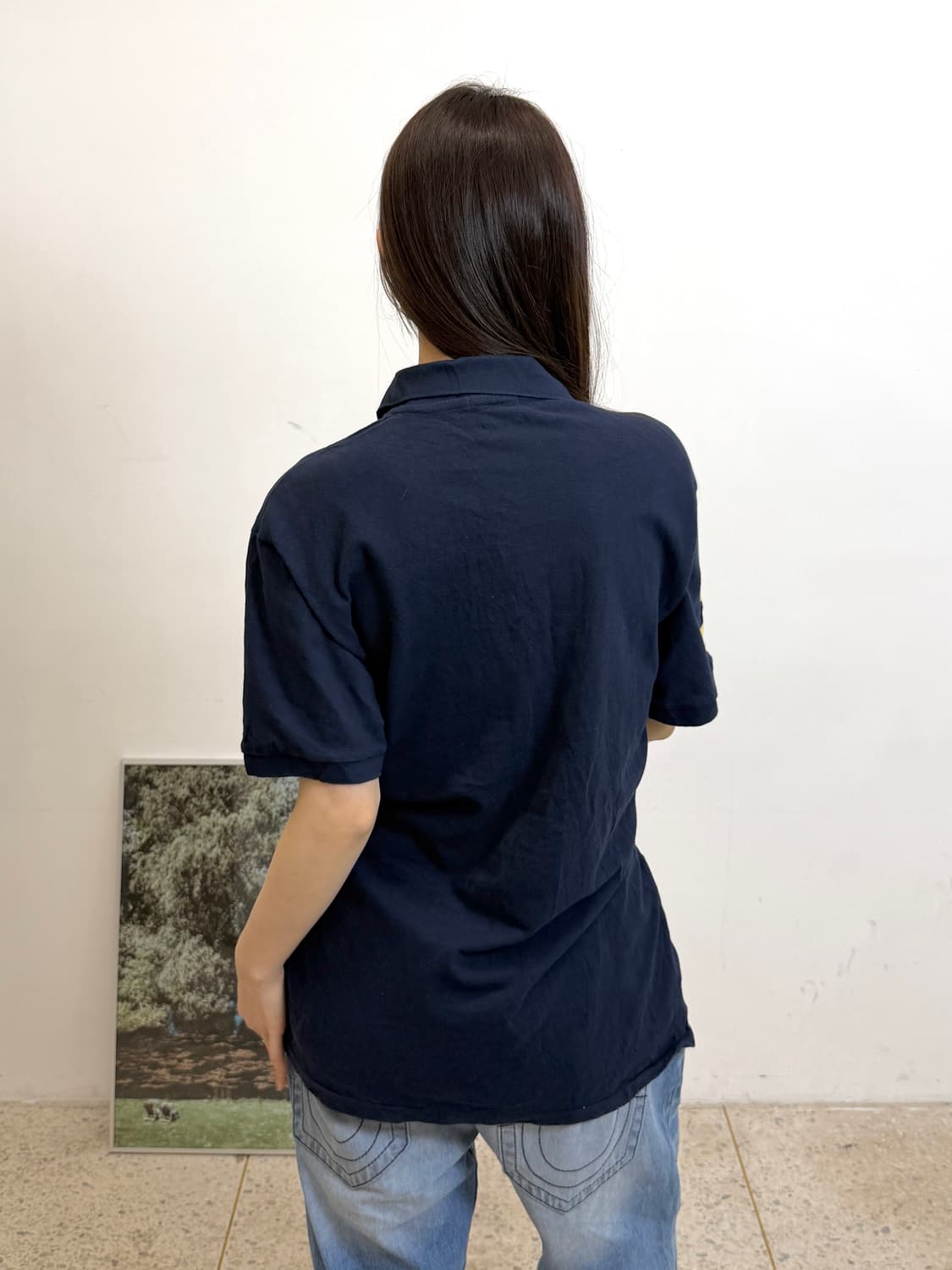폴로 빅포니 반팔 티셔츠 네이비 상품이미지7