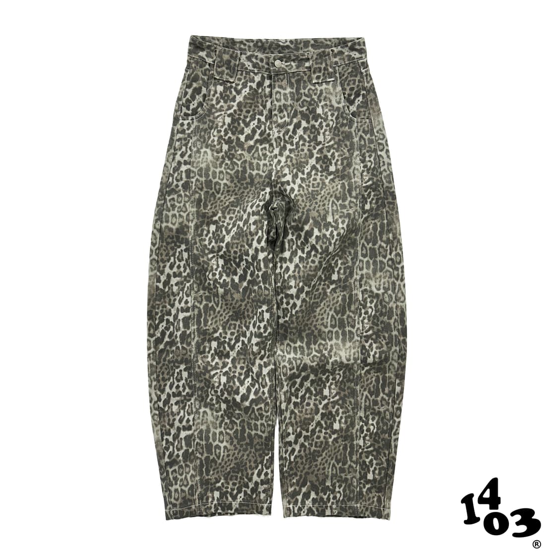 1403 BOOTY 호피 데님 상품이미지2