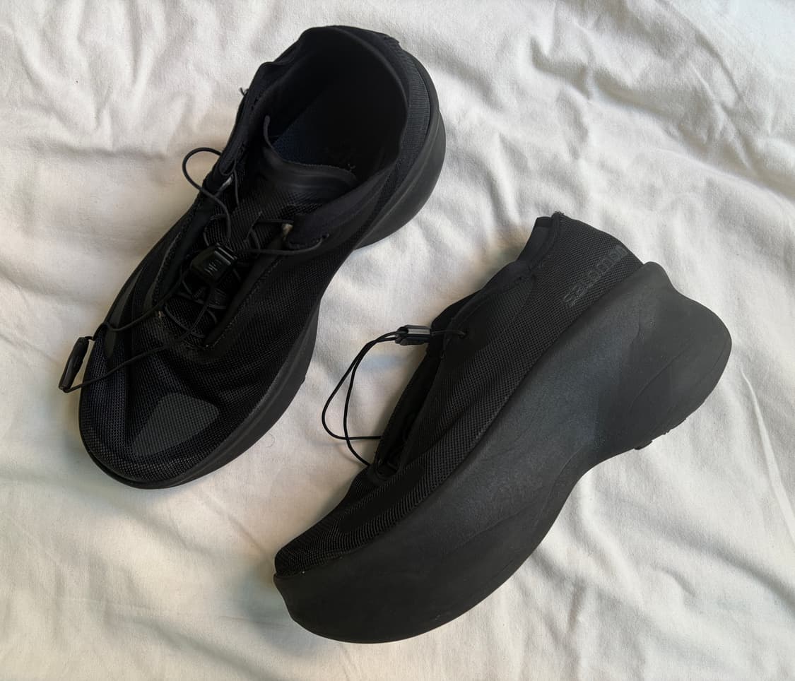 (W) 살로몬 x 꼼데가르송 센스필 플랫폼 블랙 SALOMON x CDG 상품이미지2