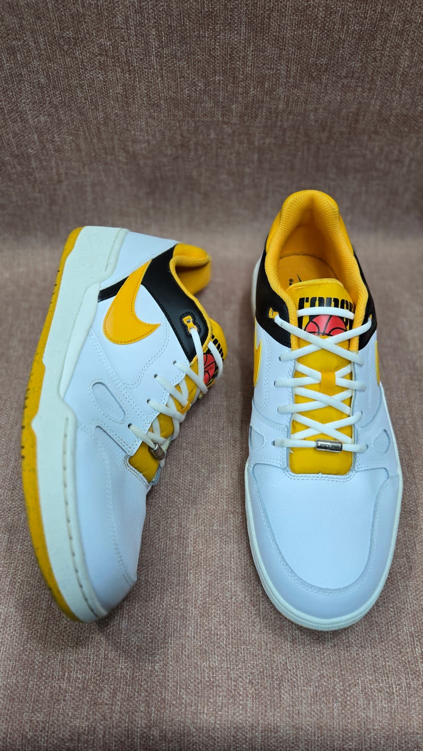 나이키310mm-풀 포스 로우 화이트 유니버시티 골드 상품이미지1