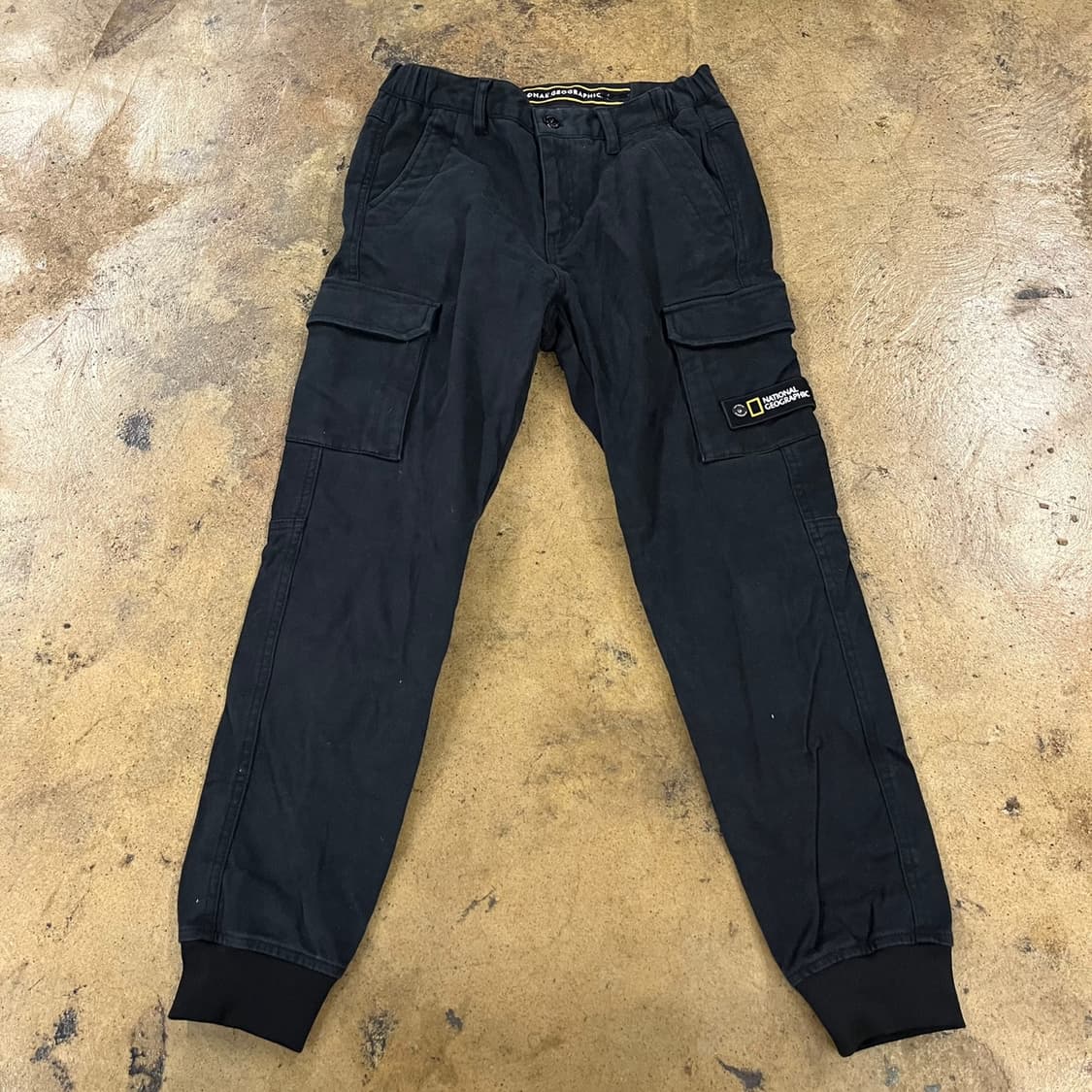 [정품/70] 내셔널지오그래픽 블랙 카고 바지 b10 상품이미지2