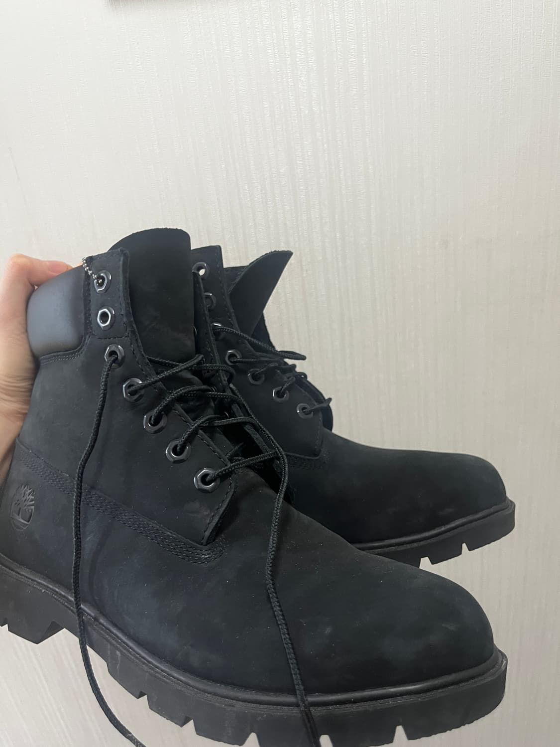 팀버랜드 6인치 베이직 부츠 블랙 265 상품이미지1