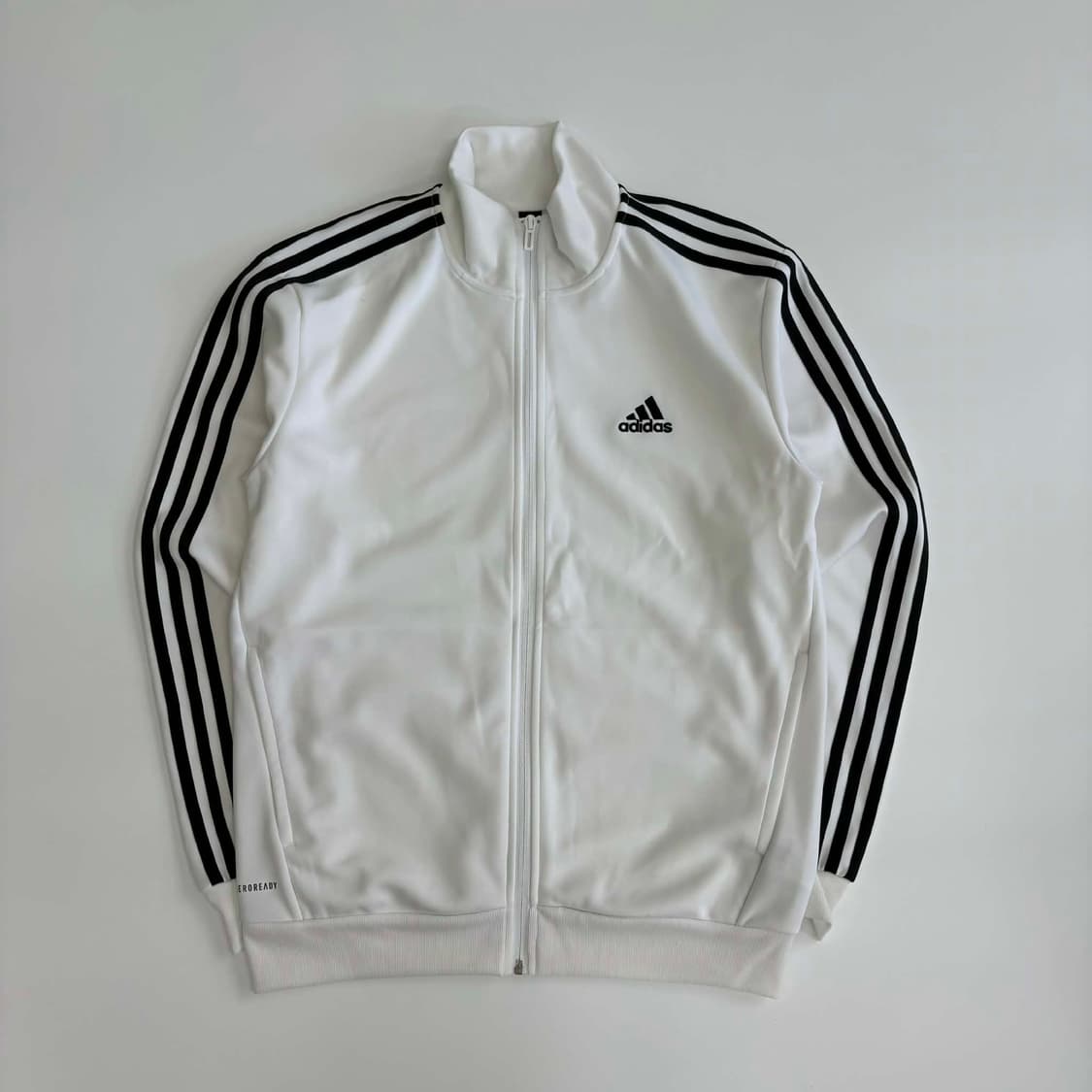 아디다스 화이트 3tripes 핀터깔 트랙탑 희귀져지(M) 상품이미지2