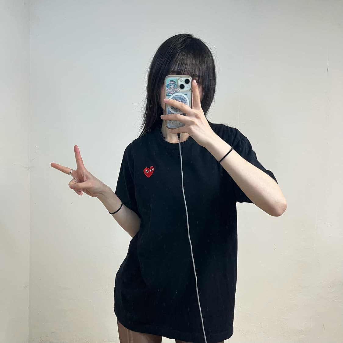 Comme des Garçons black t-shirt 상품이미지2