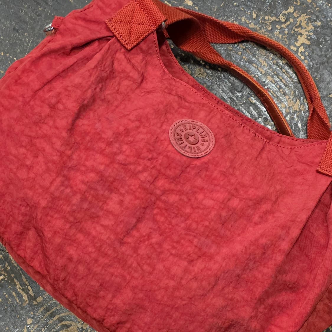 키플링 레드 숄더백  상품이미지4