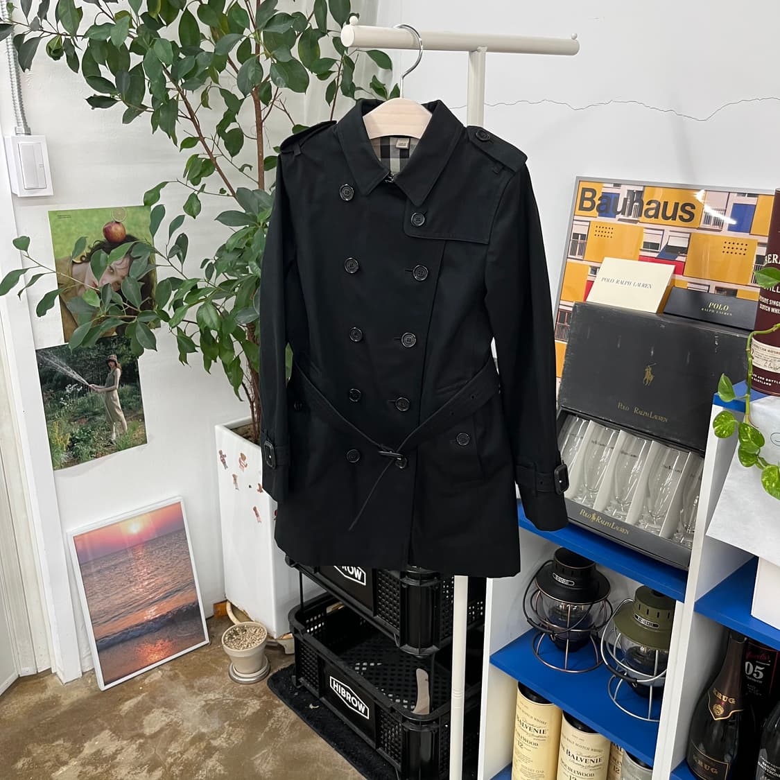 버버리 키즈 샌드링엄 트렌치코트 7y 상품이미지1