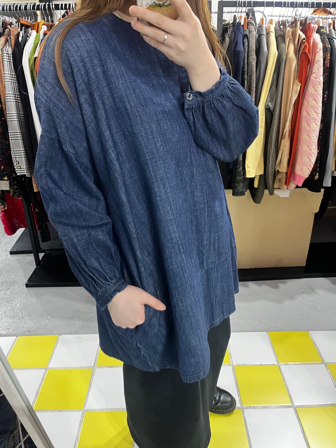 Denim blouse 상품이미지5
