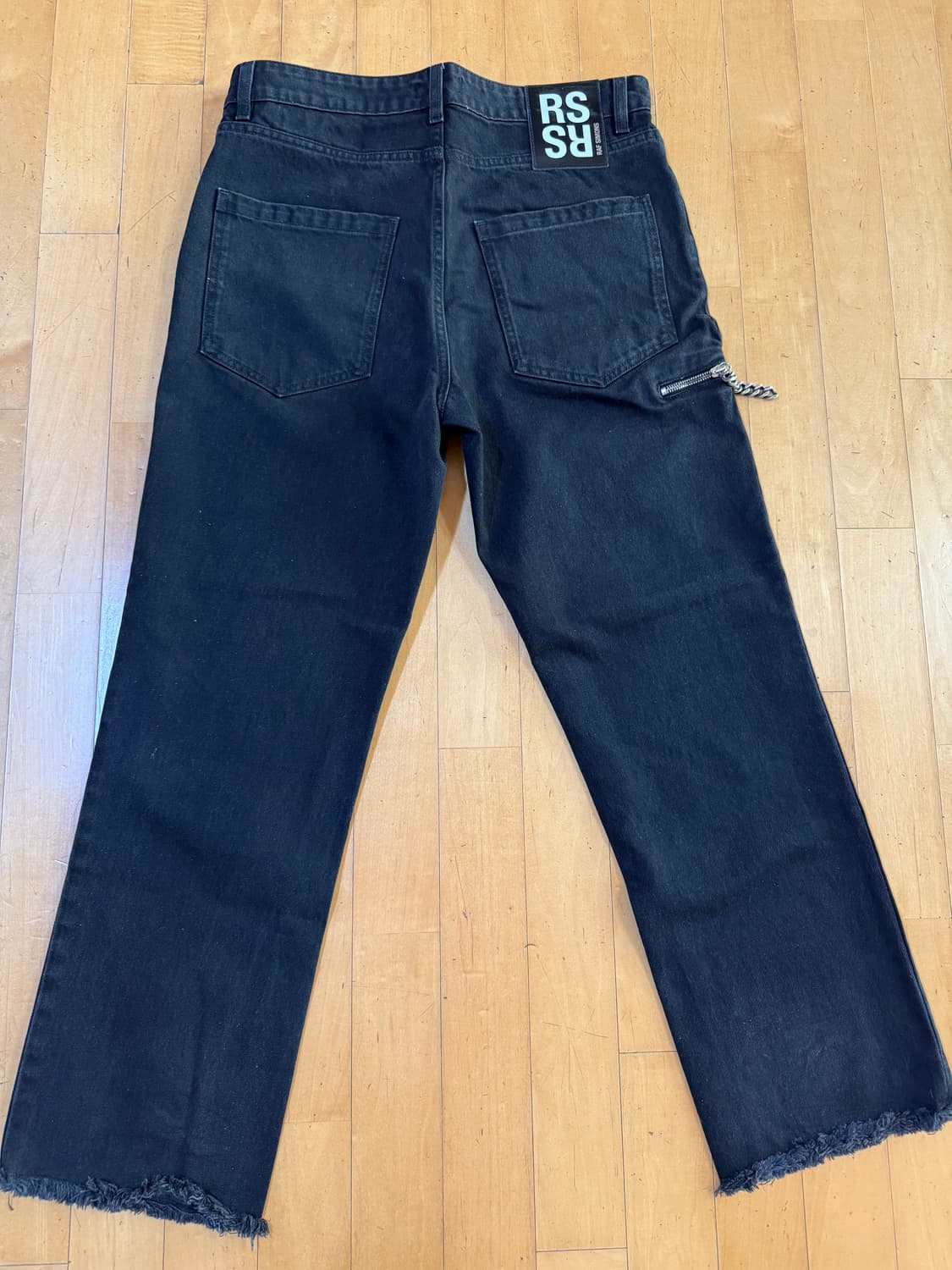 32size 라프시몬스 지퍼포켓 데님팬츠 상품이미지2