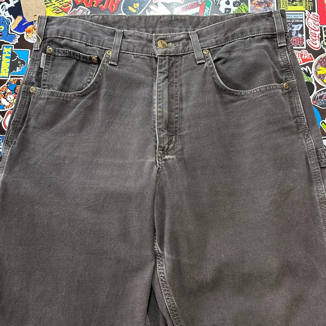 칼하트 카펜터 팬츠 B158-DKB 32 상품이미지5