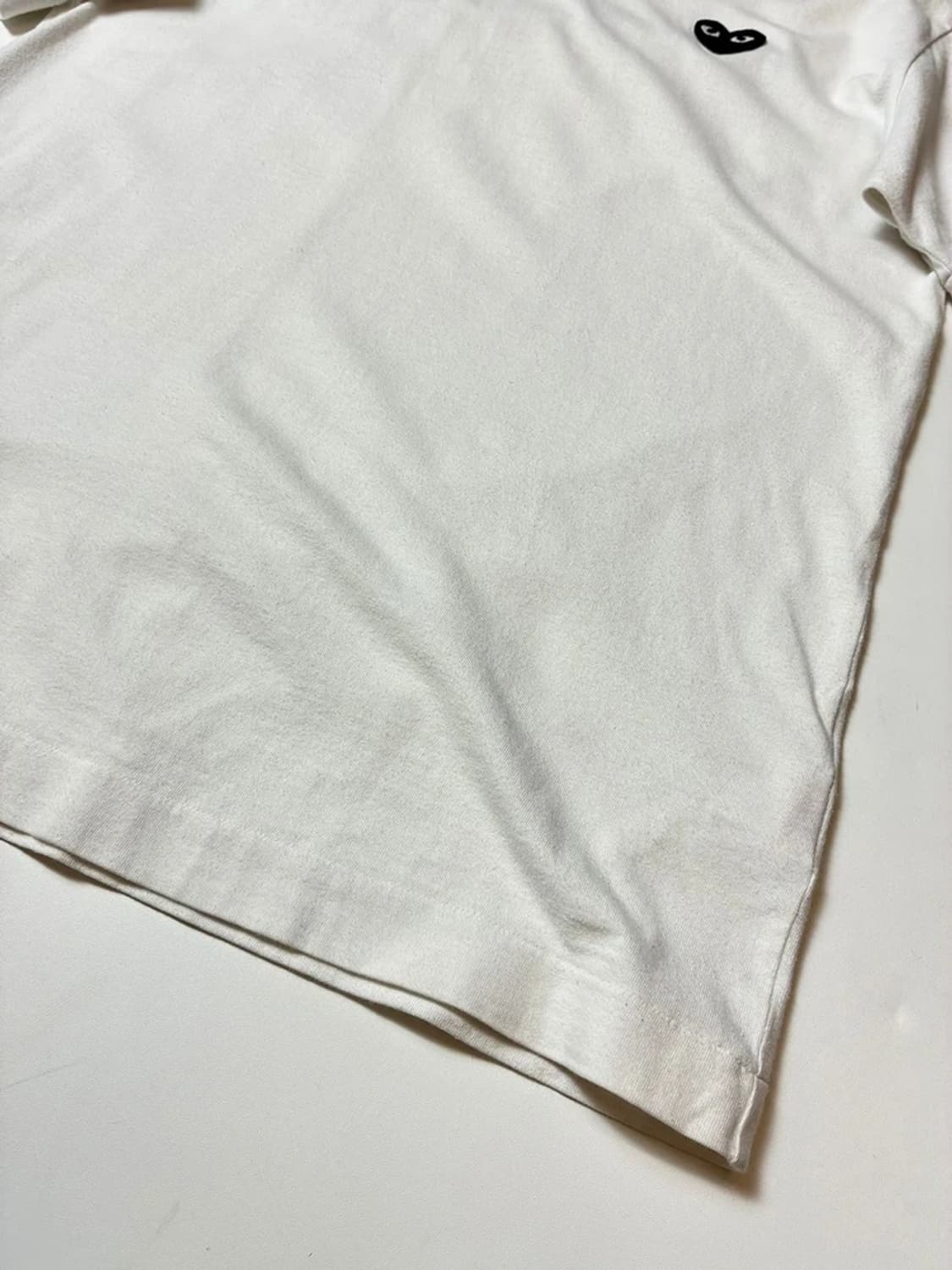 꼼데가르송 하트 로고 베이직 우먼스 반팔 티셔츠 PN9099 상품이미지4