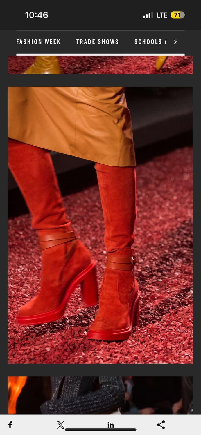 에르메스 Hermes 스웨이드 롱 부츠 240 정품 상품이미지6