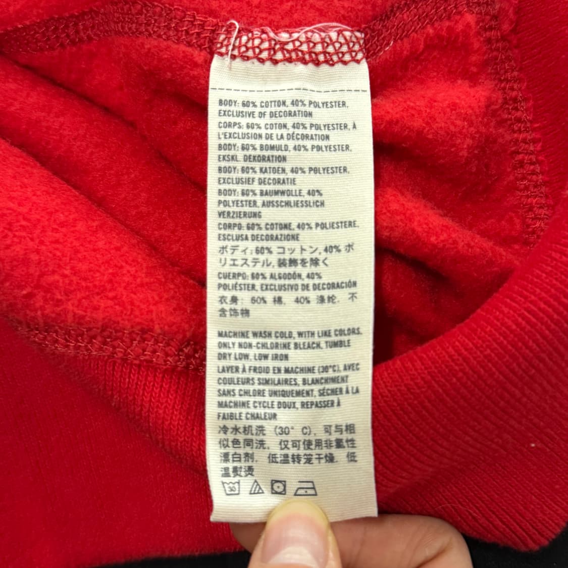 아베크롬비 레드 후드집업 상품이미지7