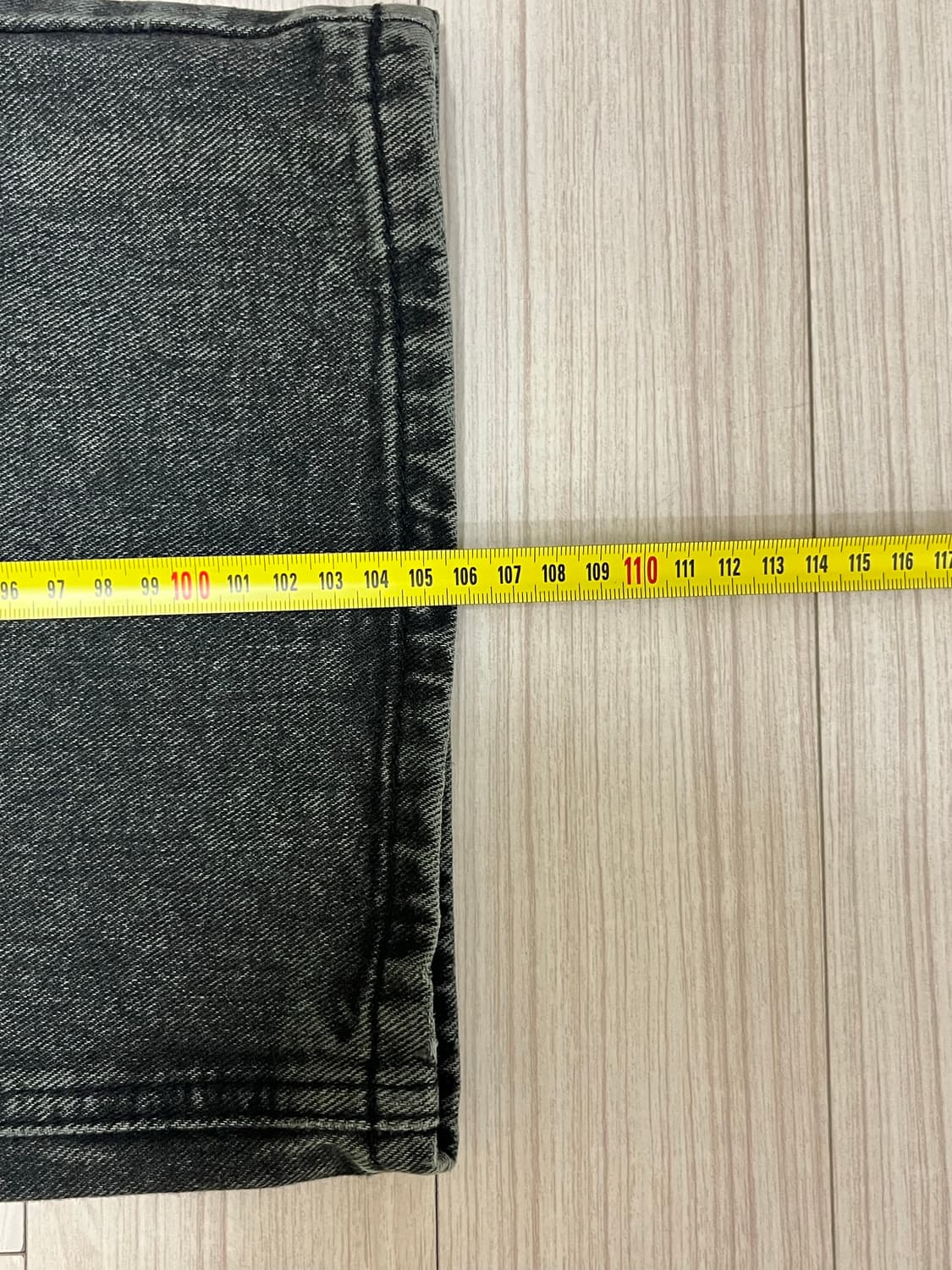 노매뉴얼 워시드 데님 다크그린 상품이미지7