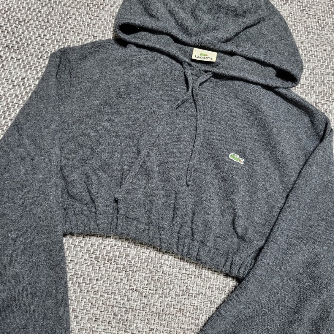 [S] 라코스테 크롭 니트후드 상품이미지2