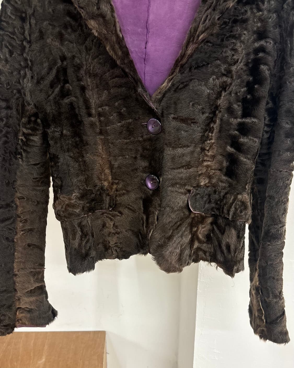 마노엘 코바 퍼 카라 자켓 상품이미지5