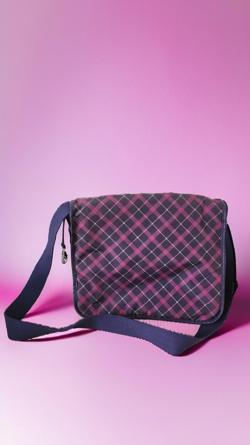 키플링 체크무늬 크로스백 가방 + 키링 상품이미지2