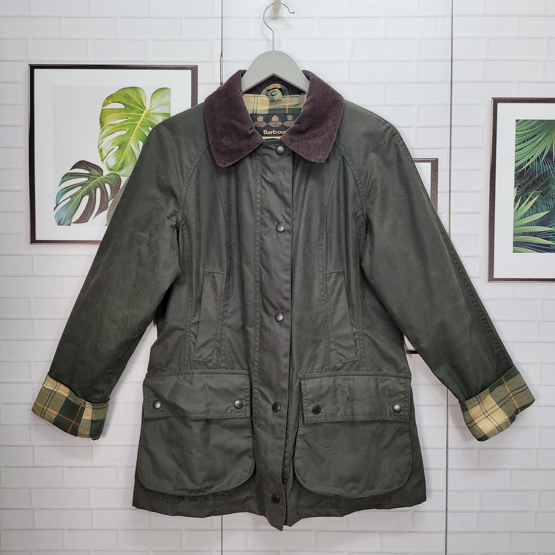바버 비드넬 왁스 재킷 자켓 UK10 EU36 사이즈 상품이미지1