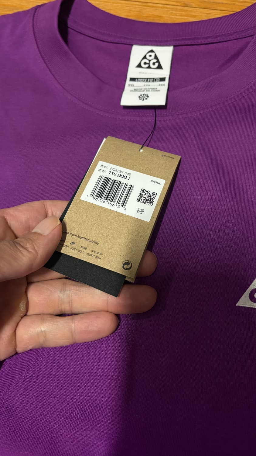 나이키 ACG 긴팔 티셔츠 새 제품 상품이미지2