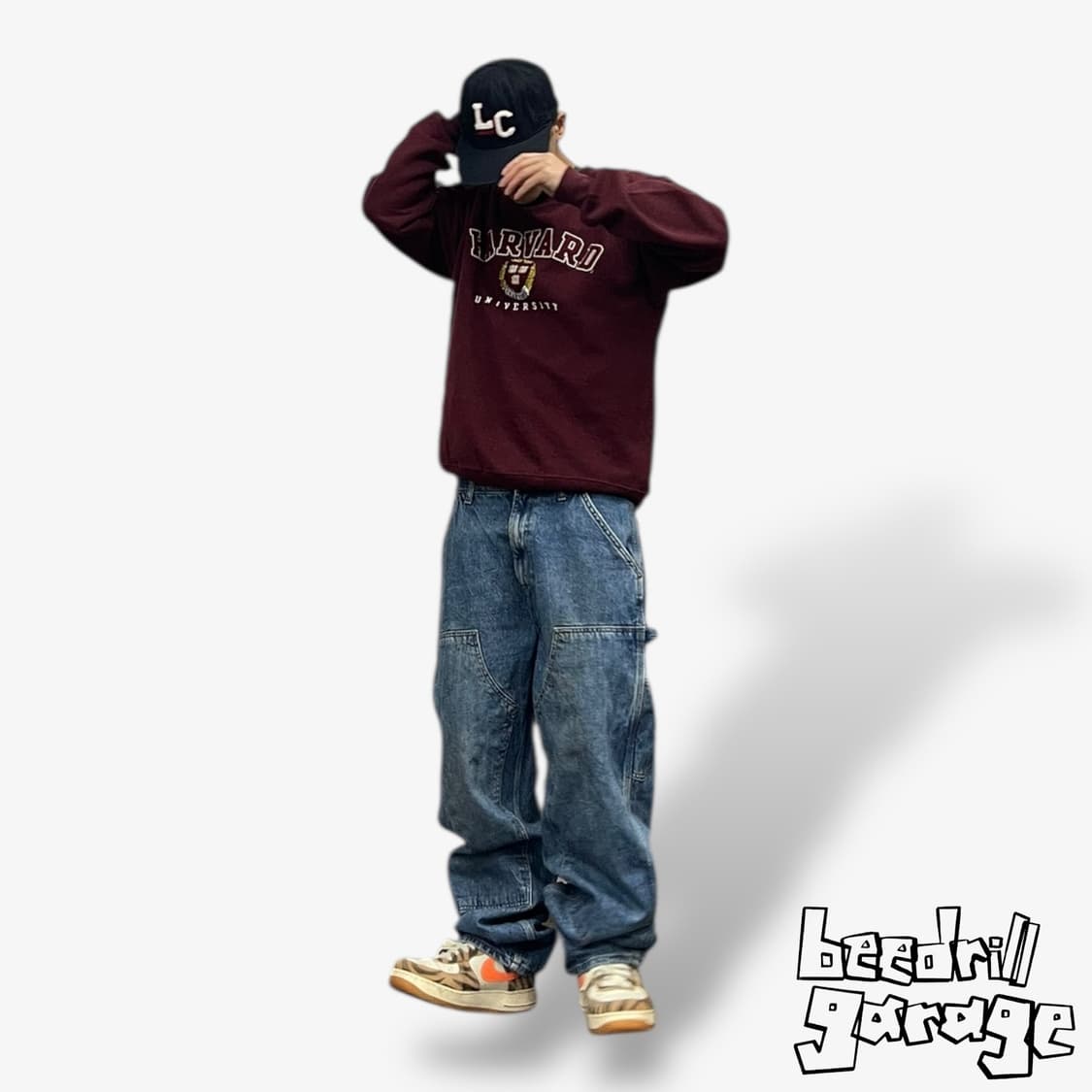 자라 더블니 카펜터 데님팬츠 상품이미지1